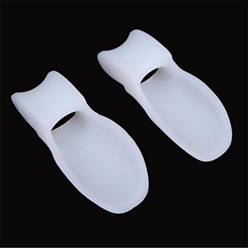 

2Pcs=1Pair Silicone Toes Separator Bunion Bone Ectropion Adjuster Toes Outer Appliance Foot Care Tools Hallux Valgus Corrector