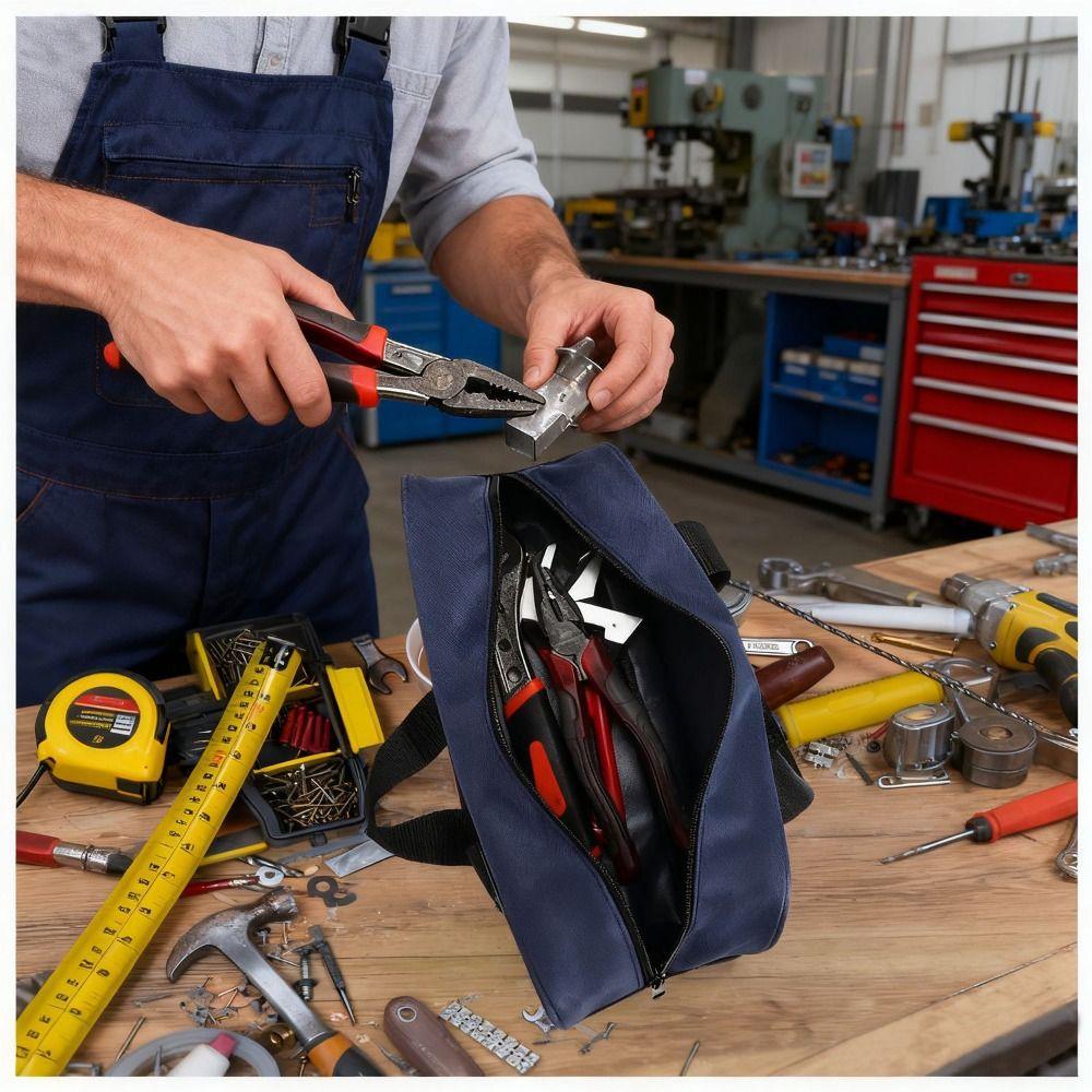 Durable Tool Bag Waterproof Oxford Cloth Carpenter Tool Bag Electricians Tool Bag Garden Tools