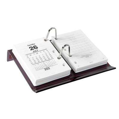 Sasco Side Hole Calendar Desk Stand (Brown)