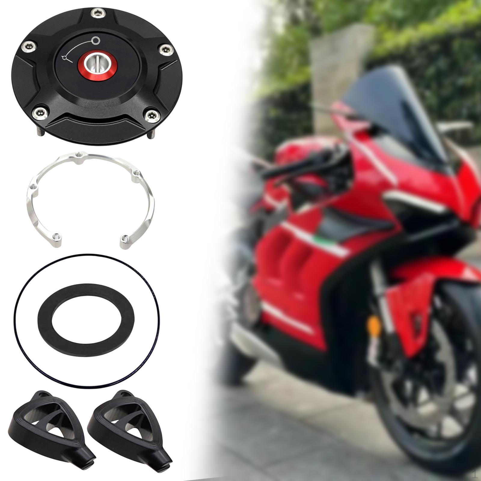 

Крышка топливного бака с ключом Аксессуары для мотоцикла Ducati Panigale V4 V2 Black