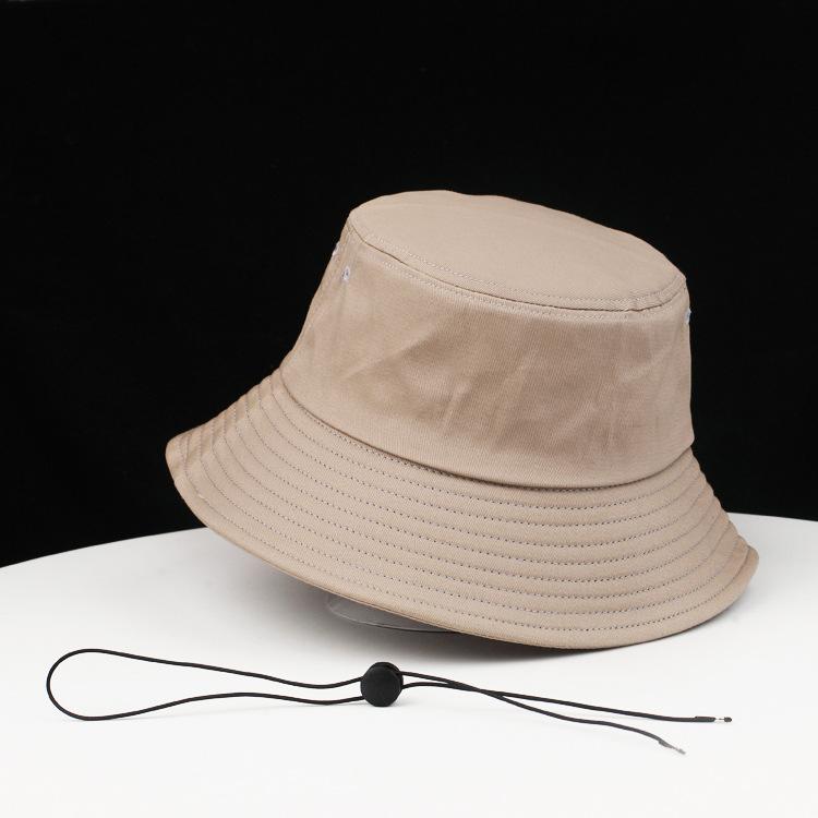 High Quality 100% Cotton Bucket Hat Women Summer Sun Caps Big Size Boonie Cap Large Panama Hat Men Oversize Fisherman Hats