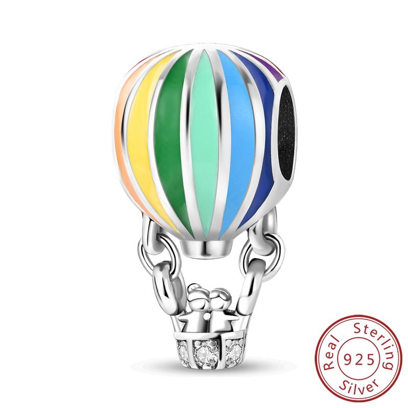 Original Charms Bead Copper Paris Tower Car Map Castle Travel Charms Fit Pendant Bracelets Women Diy Jewelry Making