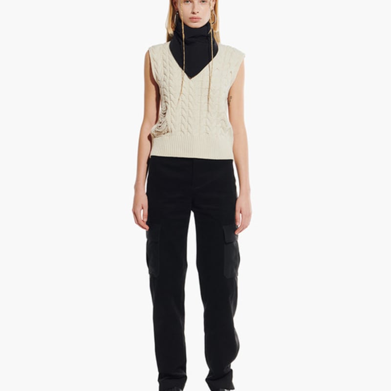 

mminm ПЛАТОК-БАНДАНА С ПОДКЛАДКОЙ - ЧЕРНЫЙ FREE