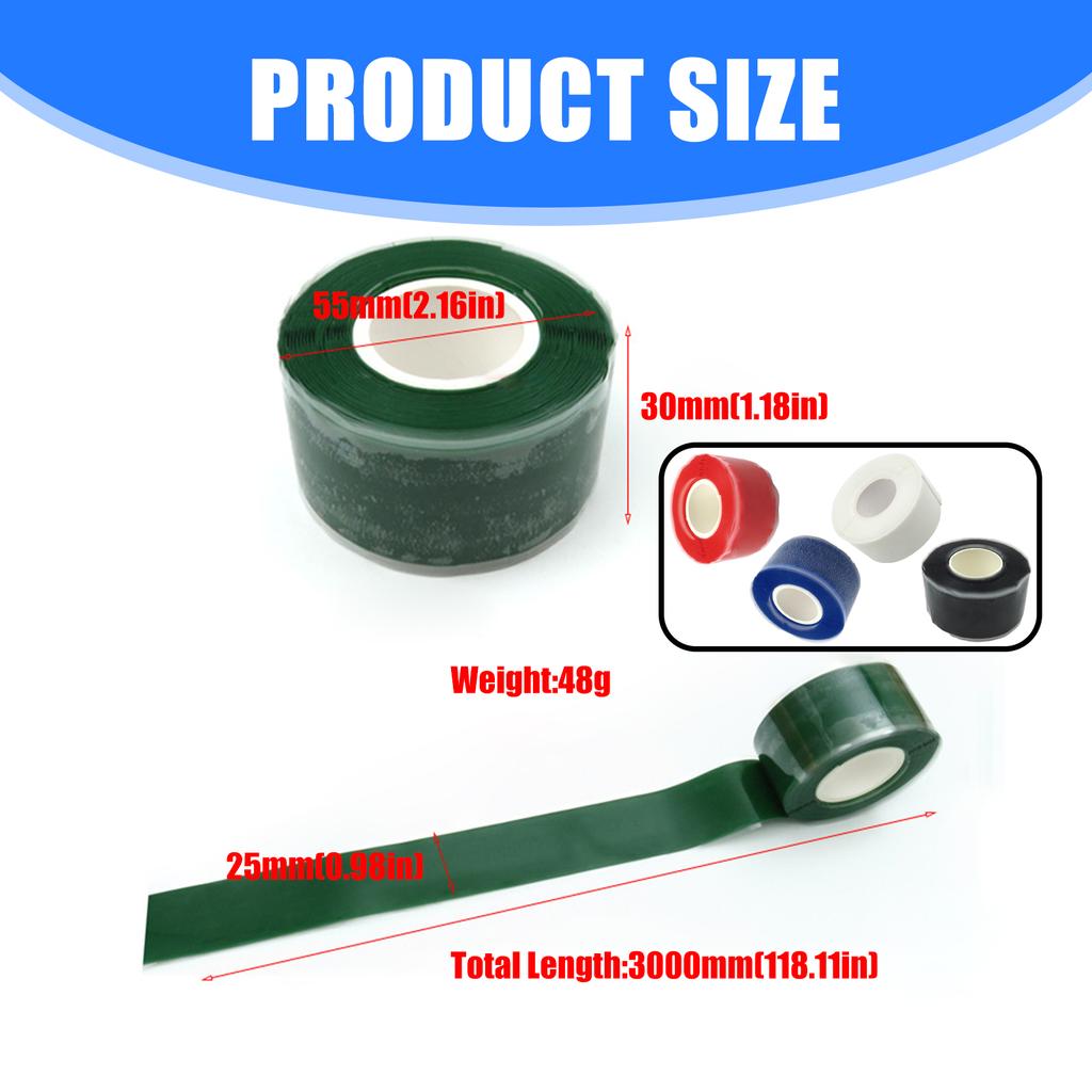 Kayak Paddle Grip Tape Silicone Waterproof Grip Tape Paddles Repair Tape for Kayak Canoe and Dragon Boat Enduring