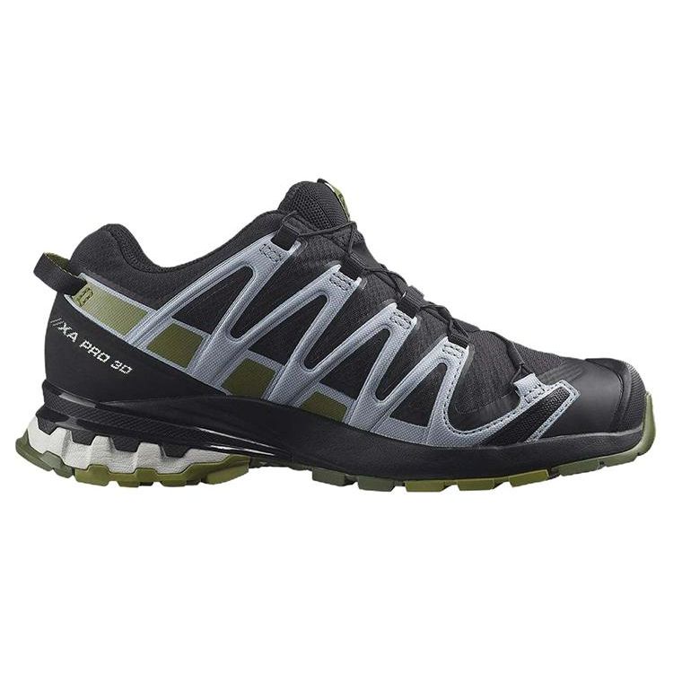 SALOMON Xa Pro 3D V8 Gore-Tex Low-Cut Durable Outdoor Functional Shoes Women Shoes Black Gray 416295