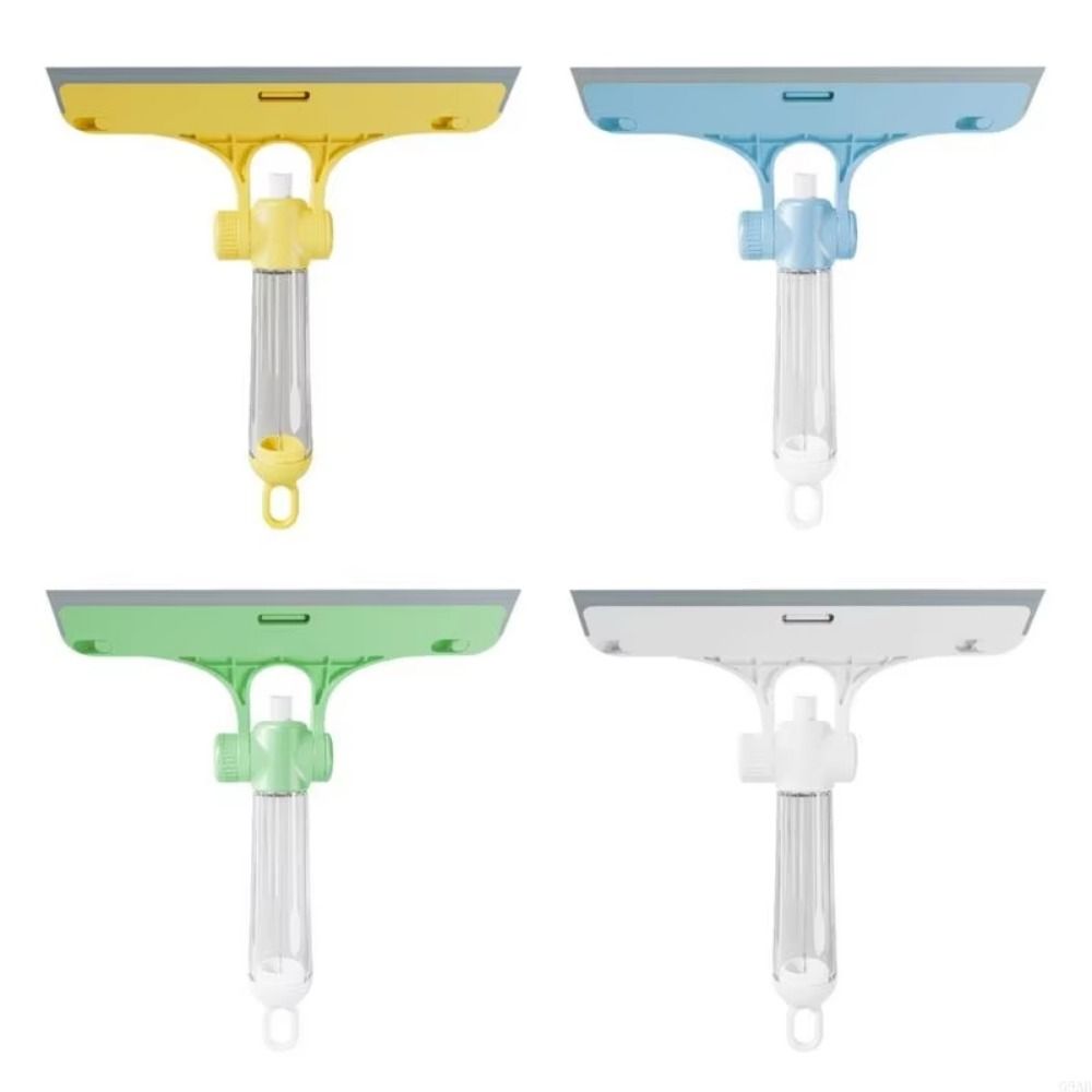 4 in 1 Window Cleaner Silicone Wiper Shower Squeegee Brush Bathroom Accessories
