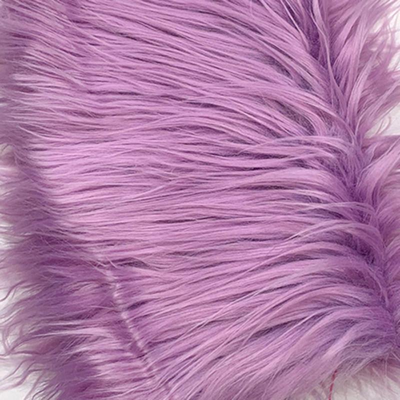 50/100cm Colorful Faux Fur Fabric Imitation Plush Cloth for Patchwork Sewing Material DIY Doll Beard Hair Chair Decorative Cover