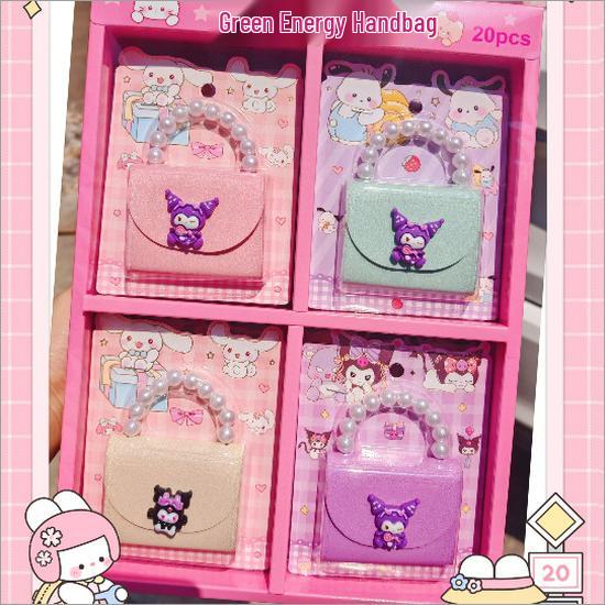 Capybara Bead Chain Handbag, Sticky Notes & Children s Cartoon Notebook Gift Set