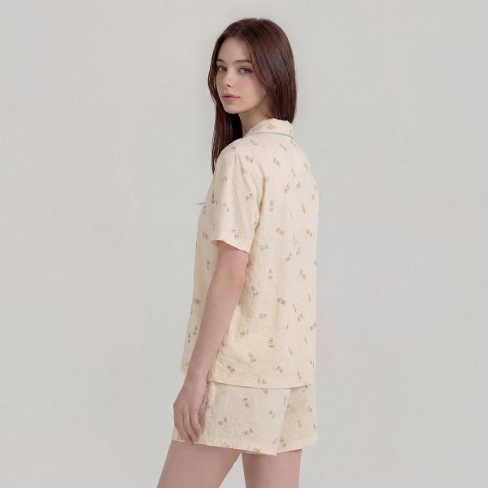 Orcite Women S Short Sleeve Pajama Set Water louiS H115 L
