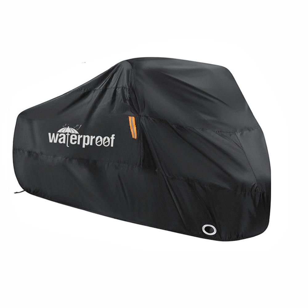 with Lock Holes Motorcycle Cover Waterproof Bike Rain Cover  For Mountain Road City Electric Bikes чёрный