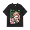 275 GSM Washed T-shirts 100% Cotton Spy Family V7 Print Unisex Heavy Cotton T Shirt