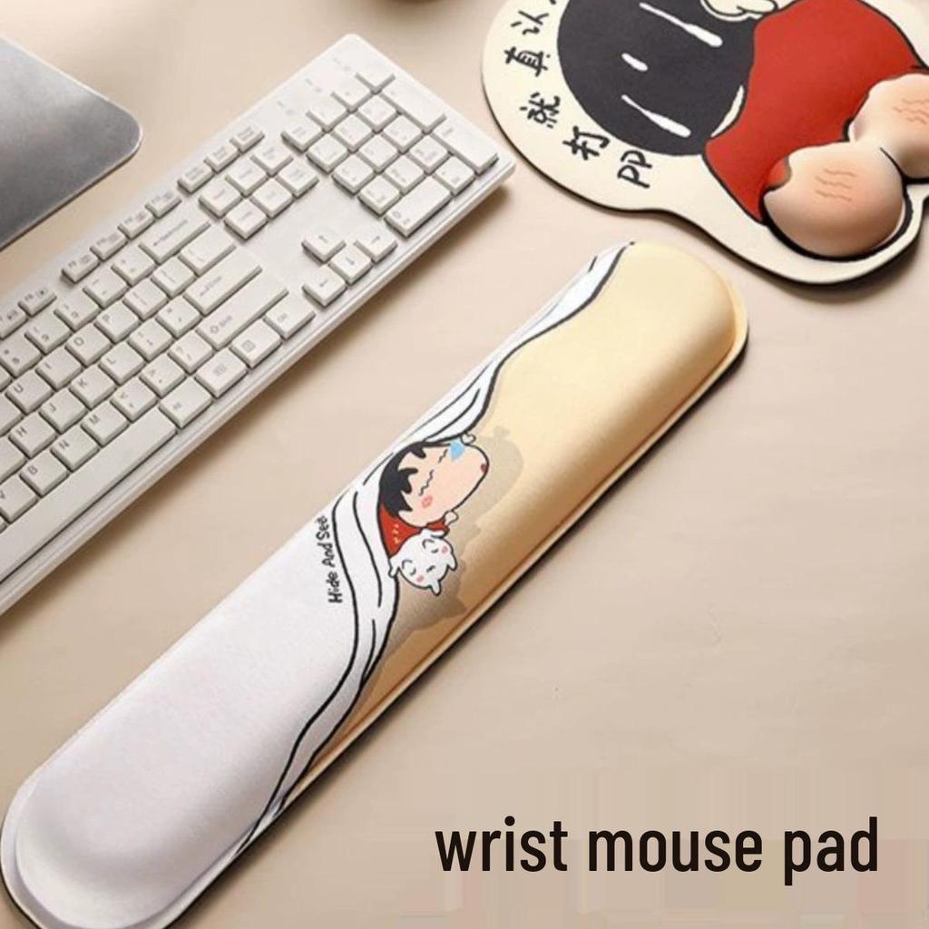 Tegneserie Crayon Shin-chan Sklisikker Håndleddsstøtte Musematte og Håndleddsstøtte for Tastatur