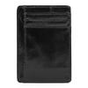 Genuine Leather Ultra-Thin Card Holder Wallet for Men & Women with Photo Slot and Dollar Clip