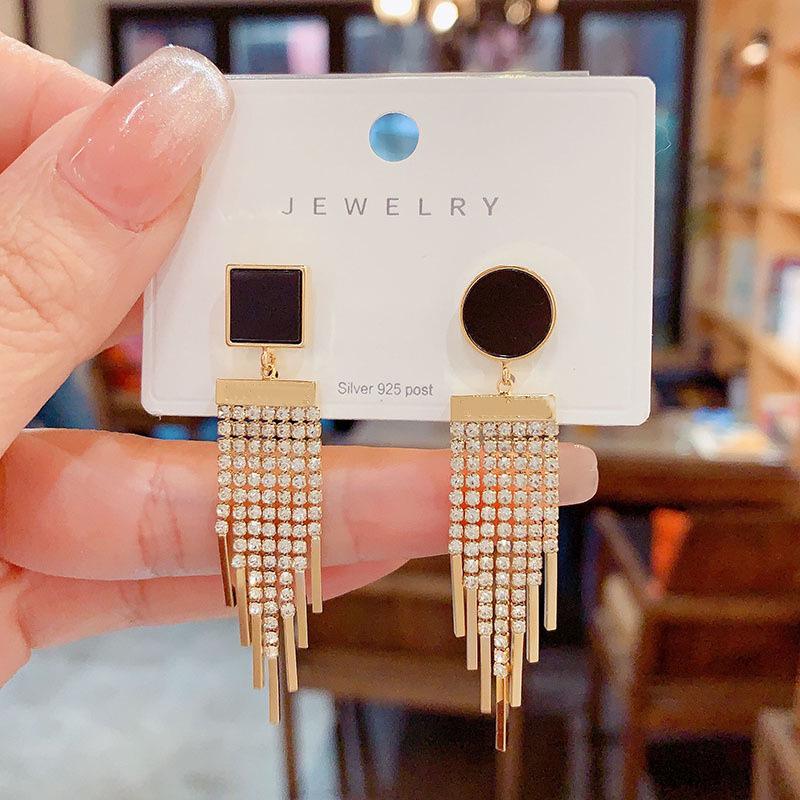 

Серебряные серьги с бриллиантами S925 с геометрическим узором в виде корейского цветка и жемчугом