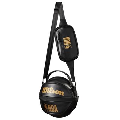 NBA 3in1 Basketball Carry Bag, Unisex Black Sachet