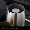 Stainless Steel Ashtray Medium Size Thickened Cigarette Holder Anti Flying Ash Shatterproof Without Lid