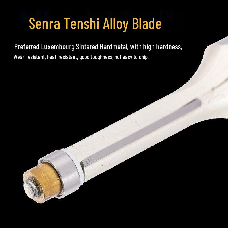 Yaden Edge Router Bit: Woodworking Trimmer with Extended Cutter, 1/2" & 1/4" Shanks.
