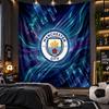 Væghængt Gobelin Manchester City Print Stof til Stue Soveværelse Boligindretning