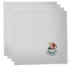 Vargottam Napkins  Florals  Print, Premium Quality Dinner  Napkins, 100   Cotton, Set of 4 Reusable  Napkins  Set, Size 20X20