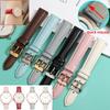 Quick Release Fashion Watch Band For Casio Citizen Fossil DW Strap 12mm 14mm 16mm 18 Ladies Blue Pink Red Soft Cowhide Watchband