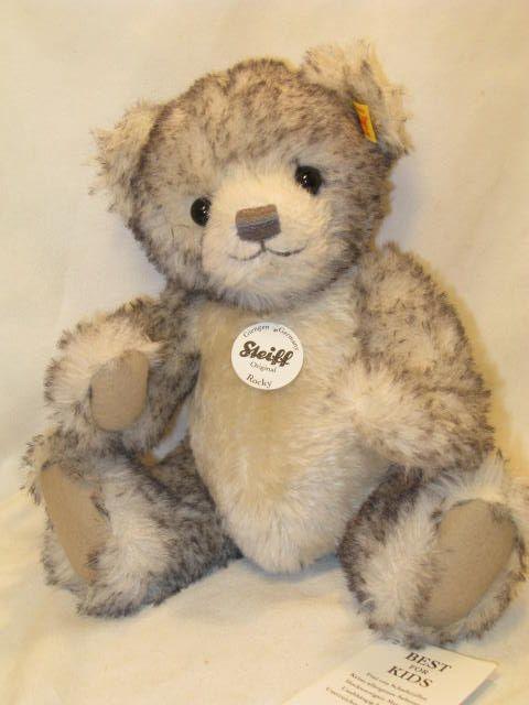 Steiff Teddy Bear Chipped "Classic - Rocky" 28cm Mohair