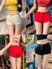 Women's Low Waist Slimming White Hot Shorts - Casual Summer Wear