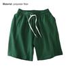 Side and Back Pockets Summer Relaxing  Solid Color  Thin Side and Back Pockets Mid Rise Male Shorts Activewear Shorts