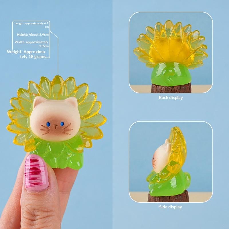 Neue Cartoon Fadcute Katze Pai Serie Harzfigur Ornament Premium-Textur Feiertags-Hausdekoration Modellspielzeug Überraschungsgeschenke