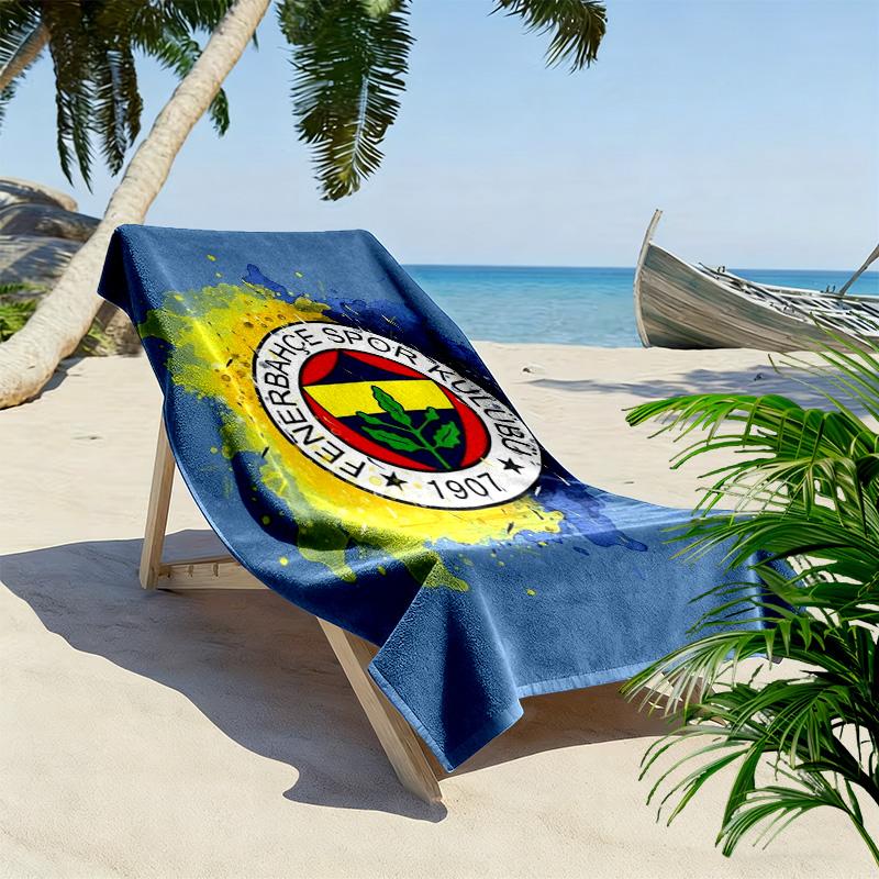 Fenerbahçe Legacy: Spirit Beach Towel Outdoor Camping Portable for Travel Absorbent Bath Towel Quick-drying Swim Towel Seaside