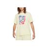 Nike SB Color Block Printed Skateboarding Short Sleeve T-Shirt Men Tops Coconut-Milk DD1313-113