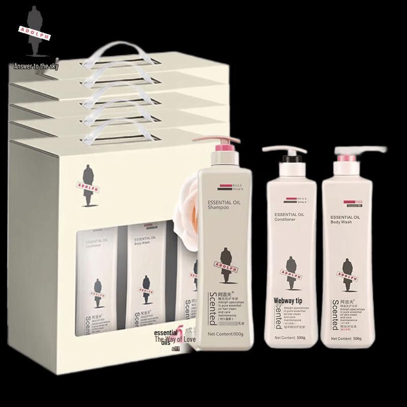Adolph Essential Oil Anti-Dandruff 5-Set Bundle