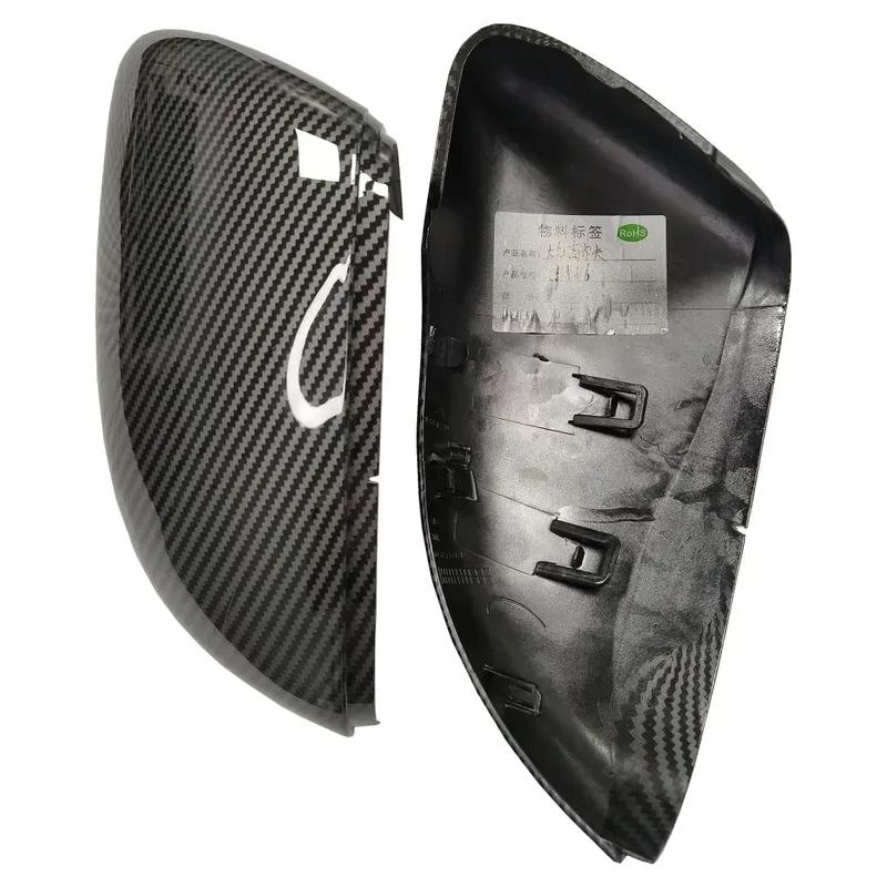2pcs Carbon Side Mirror Cover Cap For VW Golf GTI 6 MK6 R20 GTD 2010 2011 2012 2013 Auto Parts Housing Replace