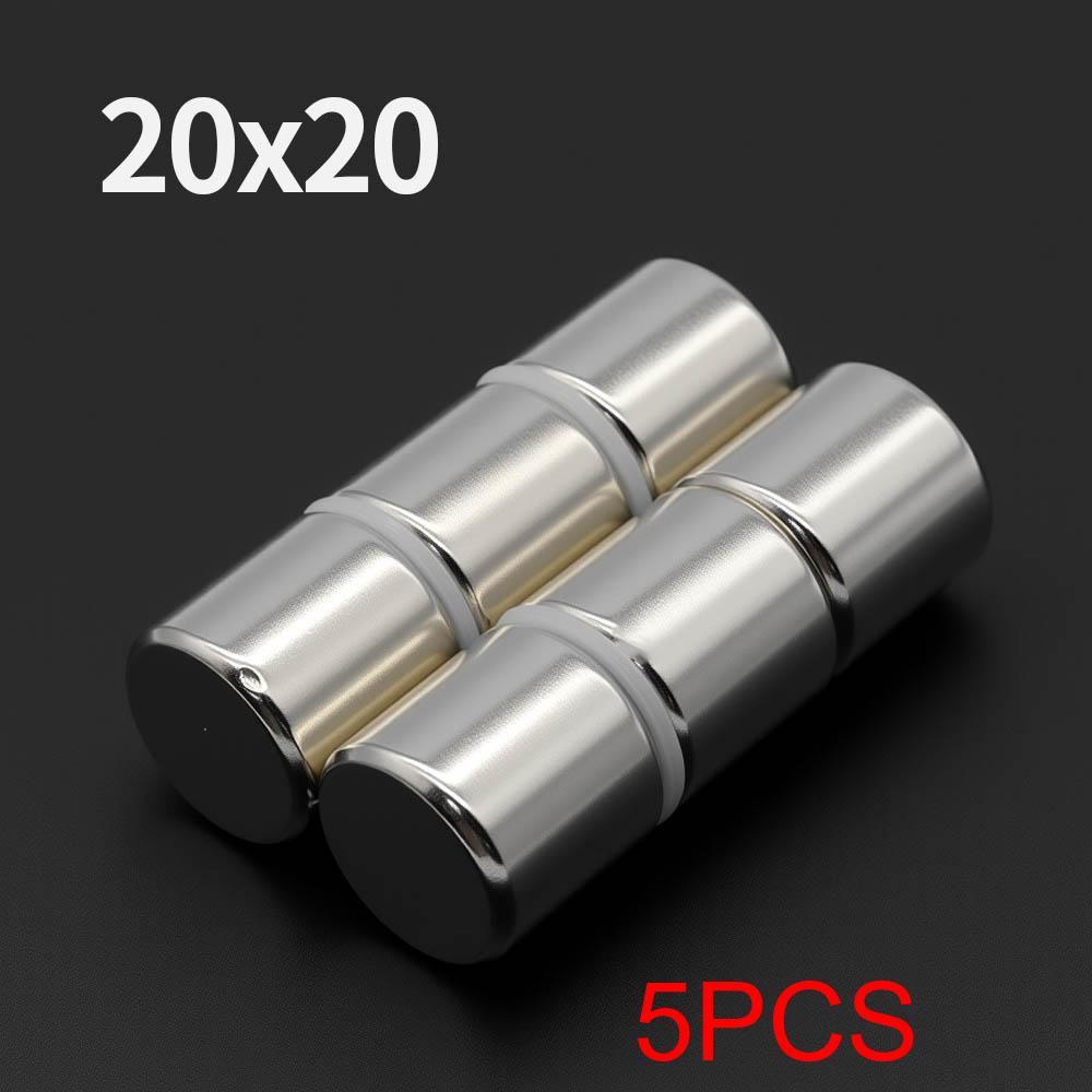 20x20mm Starker Neodym-Magnet N35 NdFeB Permanentmagnete Rund Superstarke Kühlschrankmagnete DIY