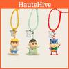 Shinchan Cross Crayon Dressing Crocodile Frog Series Cartoon Pendant Keychain