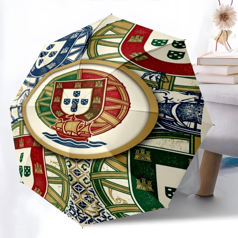 Royal Emblem Heritage Folding umbrella Suitable for all seasons Suitable for all seasons light Three folds Umbrella
