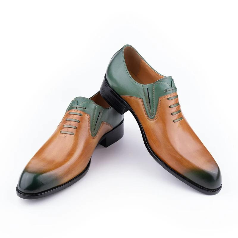 Fashion New Design Men Shoes Leather Loafers Classic Casual Handmade Man Shoe For Office Business Daily Wear Comfortable and Fashionable