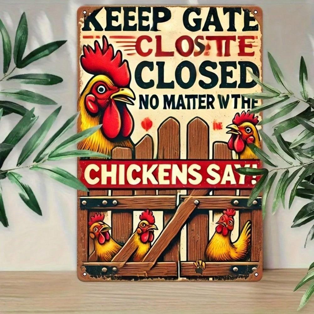Tin Sign Vintage Metal Poster Wall Art 20x30cm