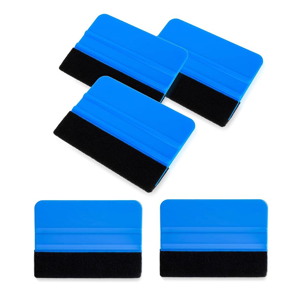 Upgraded Squeegee Smoothing Tools Car Vinyl Wrap Soft Felt Edge Vinyl Squeegee Scratch Free Scraper Decal Applicator 3-20Pcs