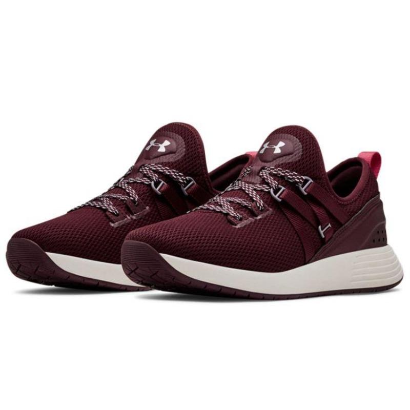 Under Armour Breathe Trainer Low Top Women Burgundy 3021335-500