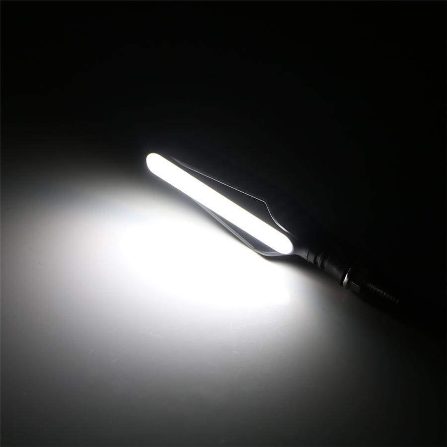 Universal 2 Pair Front Drl Rear Tailight Flasher Strobe Dual Colors 3 In 1 Drl Brake Flowing Turn Signal Indicator Lights Lamp Replace