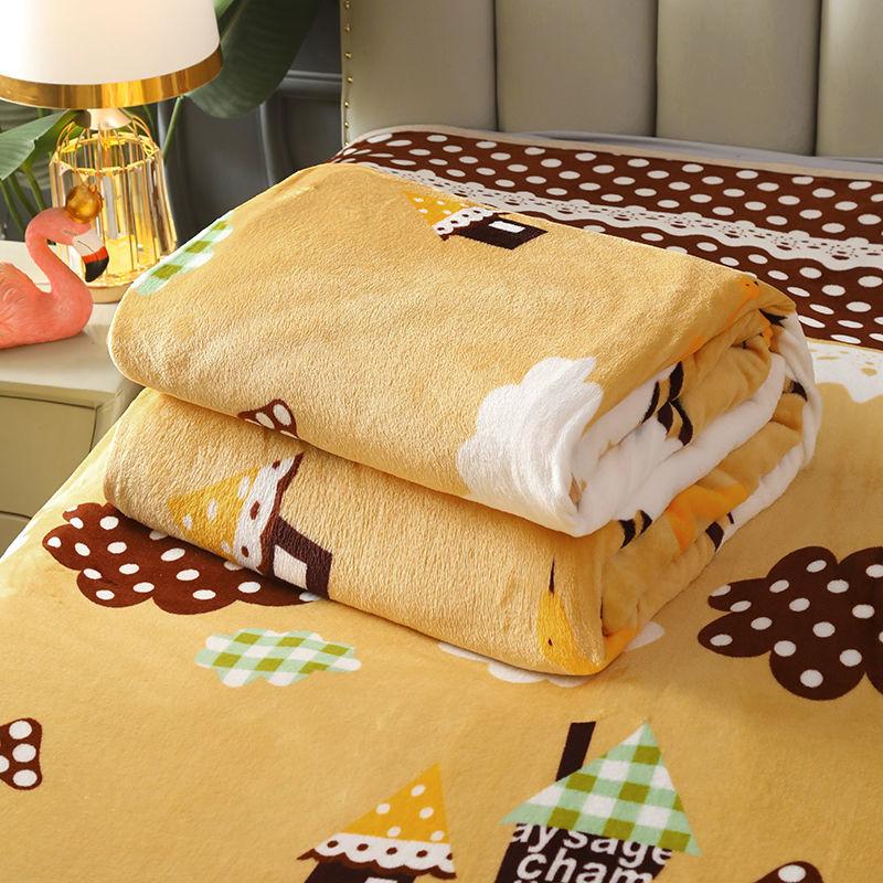 

Утолщенное коралловое флисовое теплое плюшевое одеяло фланелевая простыня цельная зимняя односпальная двухсторонняя флисовая нескользящая наволочка одеяло 200X230cm
