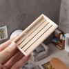 1/12 Dollhouse Miniature Storage Basket Wooden Frame Organizers Dollhouse Kitchen Home Decoration Dolls House Accessories