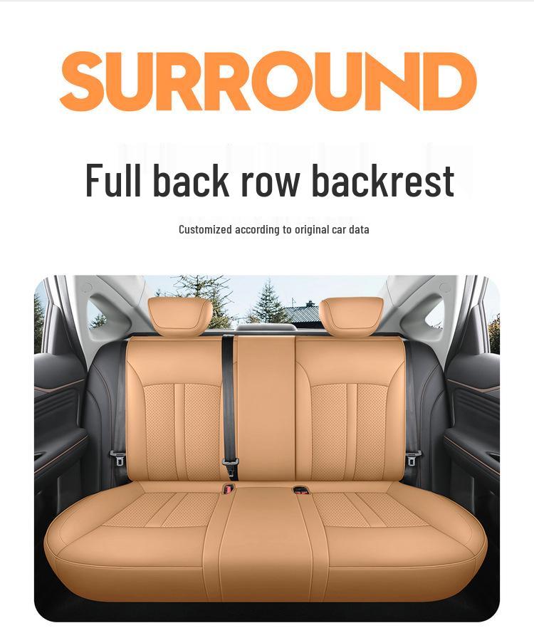 Aion SMAX Universal Full Leather Car Seat Cushion (Five-Seat) - Four Seasons Model