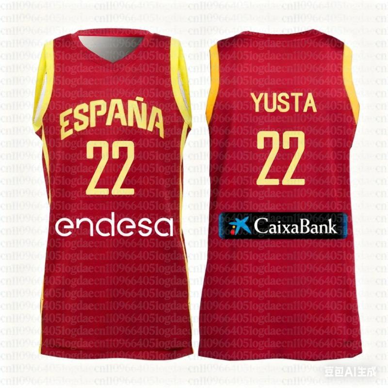 España Llegadas País Camisetas de Baloncesto Local Visitante Casual Deportiva Camiseta con Estampado 3D Americana