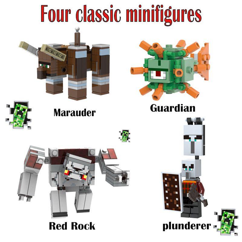 Figures Steve Minecraft Him Building Blocks Toys Bricks Children Birthday Gifts