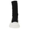 (WMNS) Alexander McQueen Tread Slick Knitted Boots 'Black White' Women's 708096W4U511041
