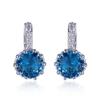 Temperament Versatile Simple Wind Zircon Earrings Women'S 11-Color Optional Ear Buckle Earrings
