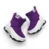 Amozi Snow Ski Long and Boa Winter Size KB9908 Kids' Boots, Snowshoes, Boots, Boots, Girls' Boys', Fabric, Warmth, Purple, 17.0cm,