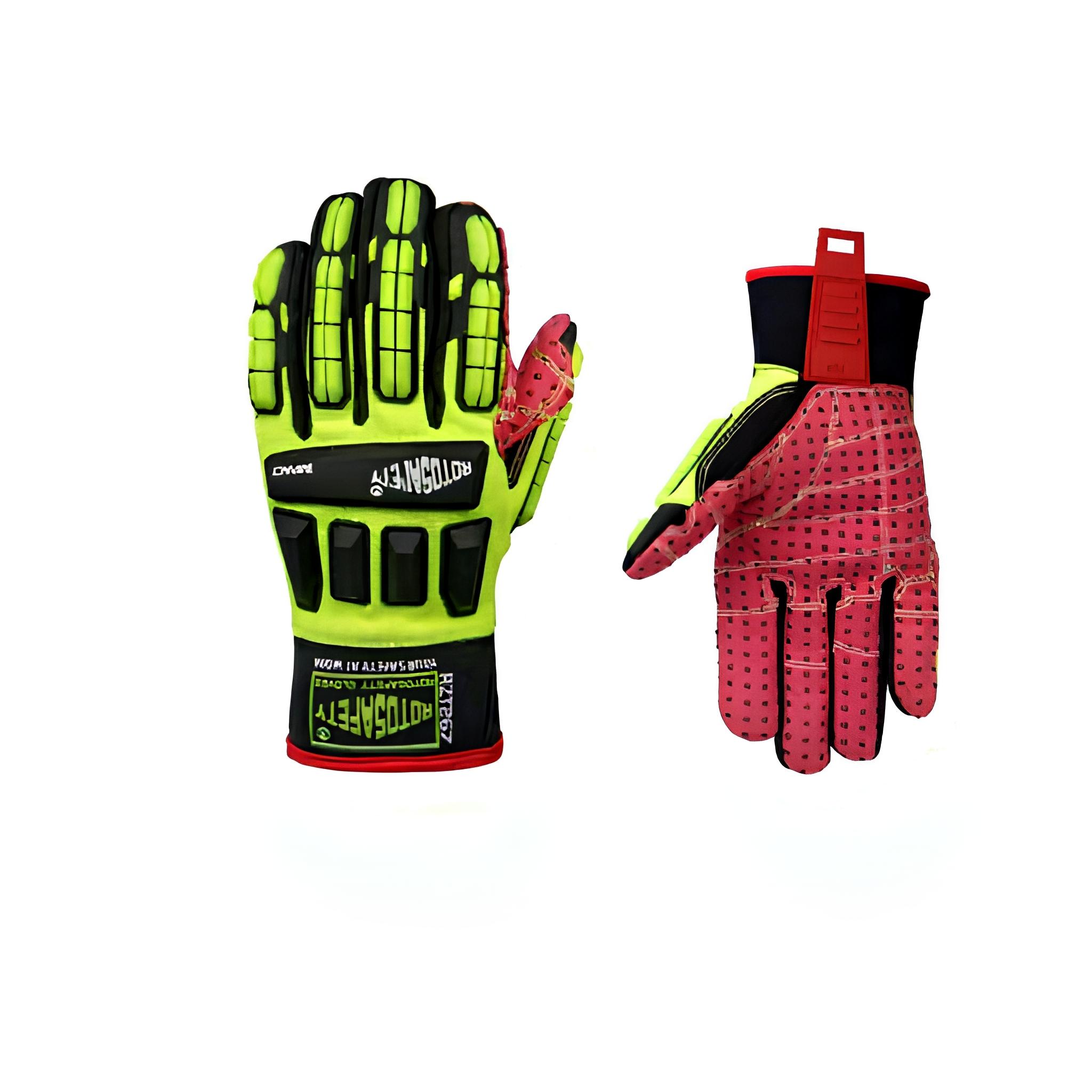 Hot Selling Anti Smashing Anti Cutting Anti Impact Gloves Anti Stabbing Anti Squeezing for Firefighting and Rescue Purposes (Multicolor,M)