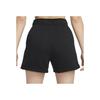 Nike Solid Color Letter Logo Printed Casual Shorts Women shorts Black DM6471-010